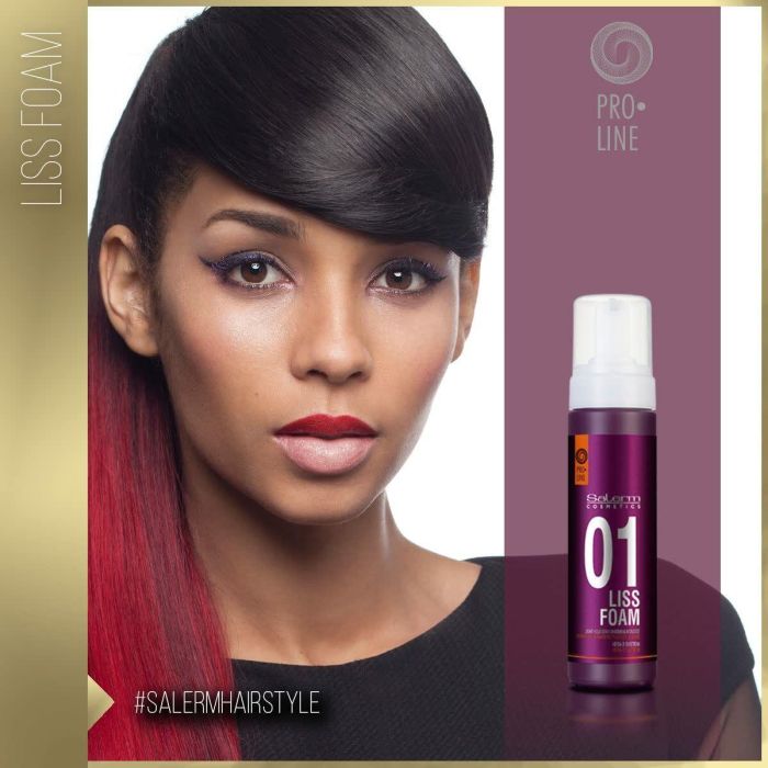 Salerm Liss Foam Light Hold Straightening Mousse 1 Salerm Liss Foam Light Hold Straightening Mousse 1