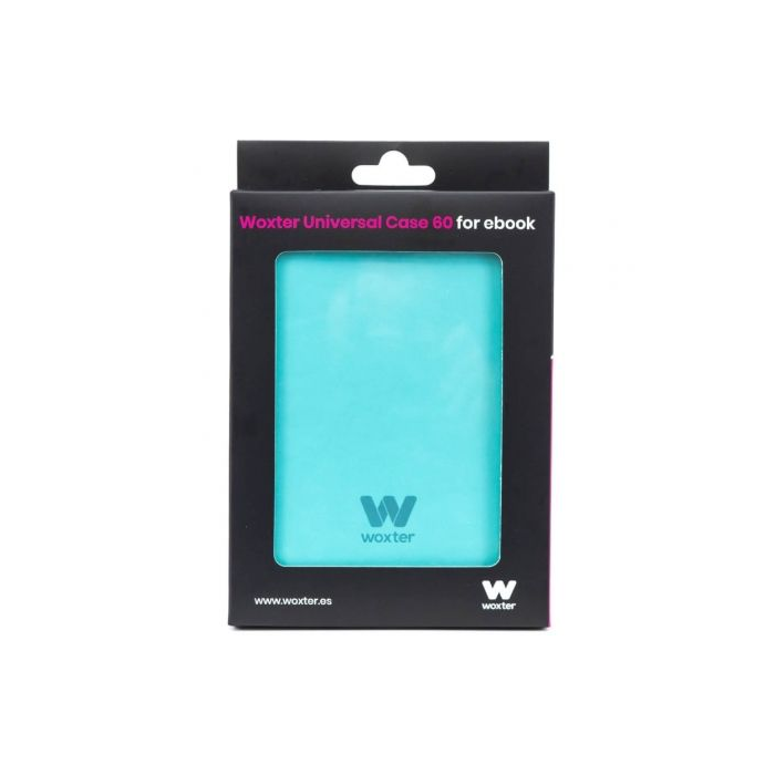 Woxter EB26-009 Funda universal para libro electrónico 6 pulgadas azul, compatible con Scriba 195 y Paperlight 4
