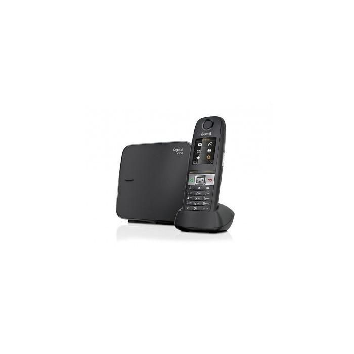 Gigaset E630 Teléfono DECT Inalámbrico con Altavoz, Identificador de Llamadas y Agenda de 200 Contactos, Color Negro 2