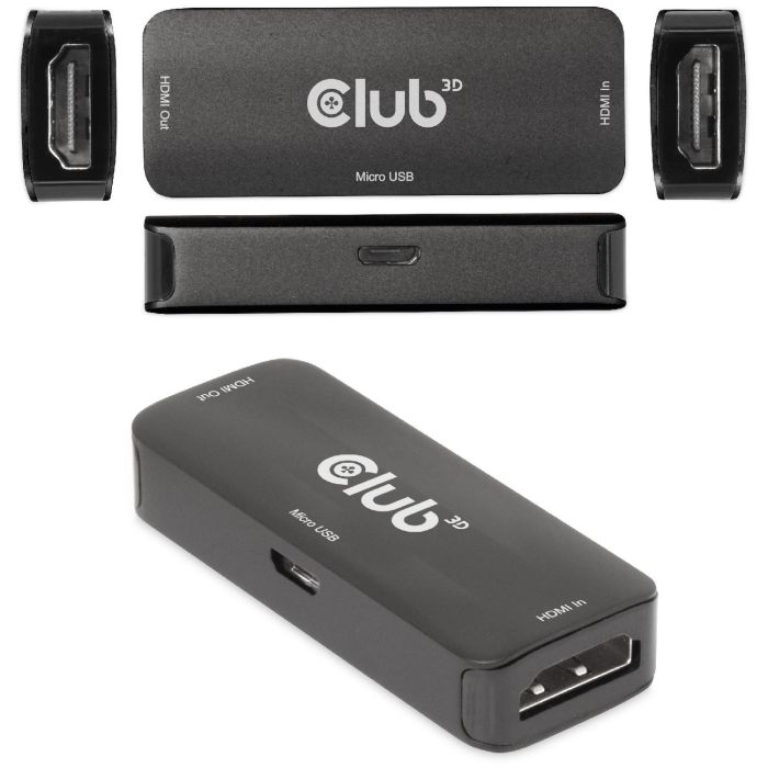 Club3D Repetidor HDMI a HDMI 4K 60Hz Activo Bu/Bu 1 Club3D Repetidor HDMI a HDMI 4K 60Hz Activo Bu/Bu 1