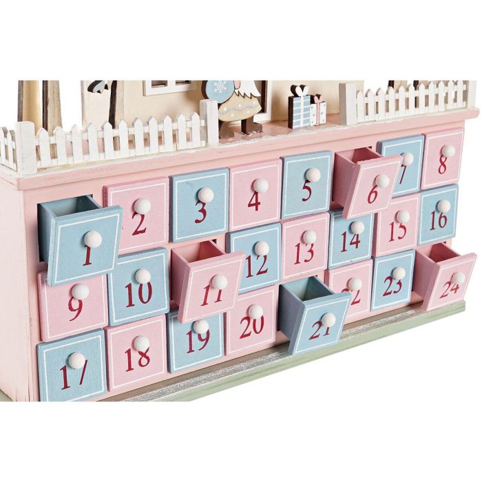 Calendario Adviento Navidad Fantasia DKD Home Decor Rojo Verde 8 x 33 x 32 cm (2 Unidades) 2 Calendario Adviento Navidad Fantasia DKD Home Decor Rojo Verde 8 x 33 x 32 cm (2 Unidades) 2