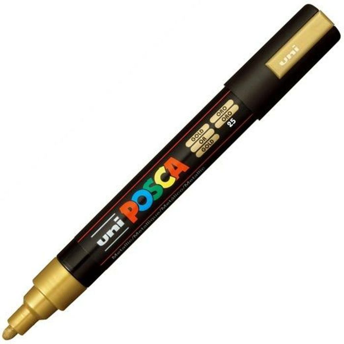 Rotuladores POSCA PC-5M Dorado (6 Unidades) 1