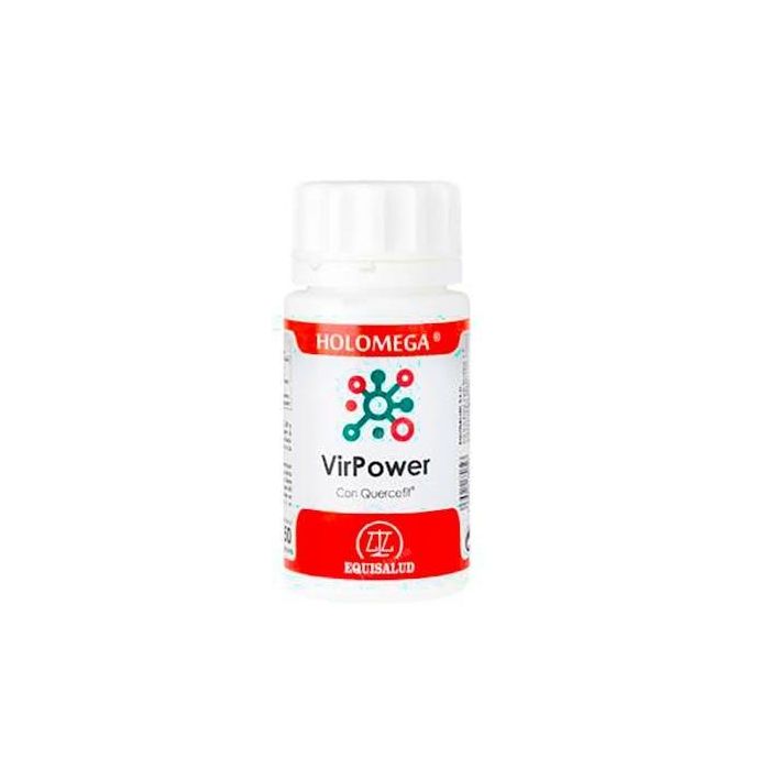 Holomega Virpower 50 Cápsulas con Quercetina, Vitamina C, Zinc, Melatonina, D3 y B1 para Sistema Inmune