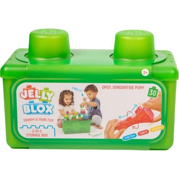 Goliath GOL8720077316935 Bloques de Construcción Estuche Jelly Blox, Juguete Sensorial Suave y Táctil para Niños 2+ Años