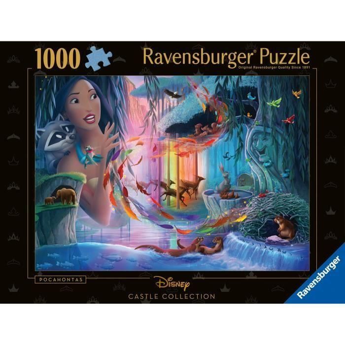 Rompecabezas de 1000 piezas de Pocahontas, Colección Princesas Disney, 14 años, Disney, 12001344, Ravensburger 1 Rompecabezas de 1000 piezas de Pocahontas, Colección Princesas Disney, 14 años, Disney, 12001344, Ravensburger 1