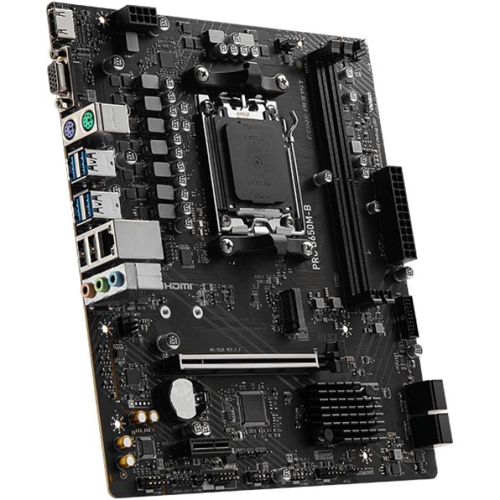 MSI PRO B650M-B B650.AM5.mATX.DDR5 Placa Base Micro-ATX Socket AM5 DDR5 3 MSI PRO B650M-B B650.AM5.mATX.DDR5 Placa Base Micro-ATX Socket AM5 DDR5 3