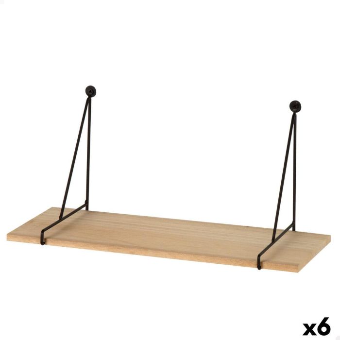 Perchero Max Home Hierro Madera MDF (6 Unidades)