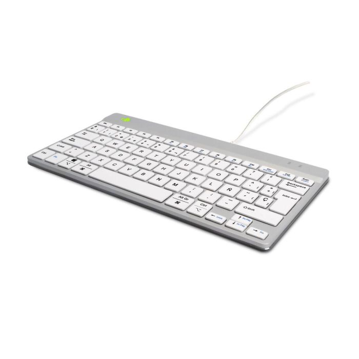 Teclado R-Go RGOCOESWDWH Blanco Qwerty Español Teclado R-Go RGOCOESWDWH Blanco Qwerty Español