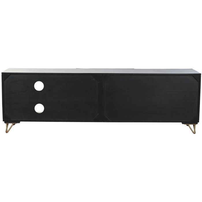 Mueble Tv Colonial DKD Home Decor Negro 40 x 50 x 160 cm 8 Mueble Tv Colonial DKD Home Decor Negro 40 x 50 x 160 cm 8