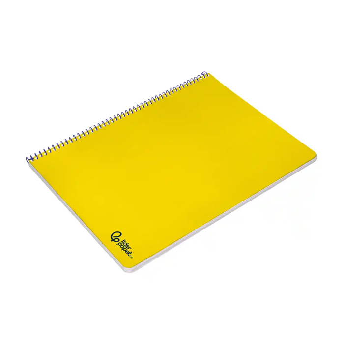 Liderpapel Cuaderno Espiral A4 Smart Tapa Blanda 80 Hojas 75gr Rayado Horizontal Con Margen Color Amarillo 4