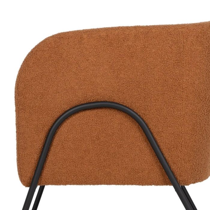 Sillón Terracota Tejido-Metal Salón 68 X 66 X 74 cm