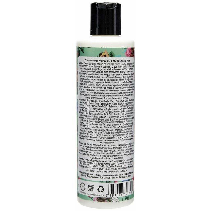 Lola Cosmetics Bemdita Praia Crema Protectora Del Sol 230 gr 2