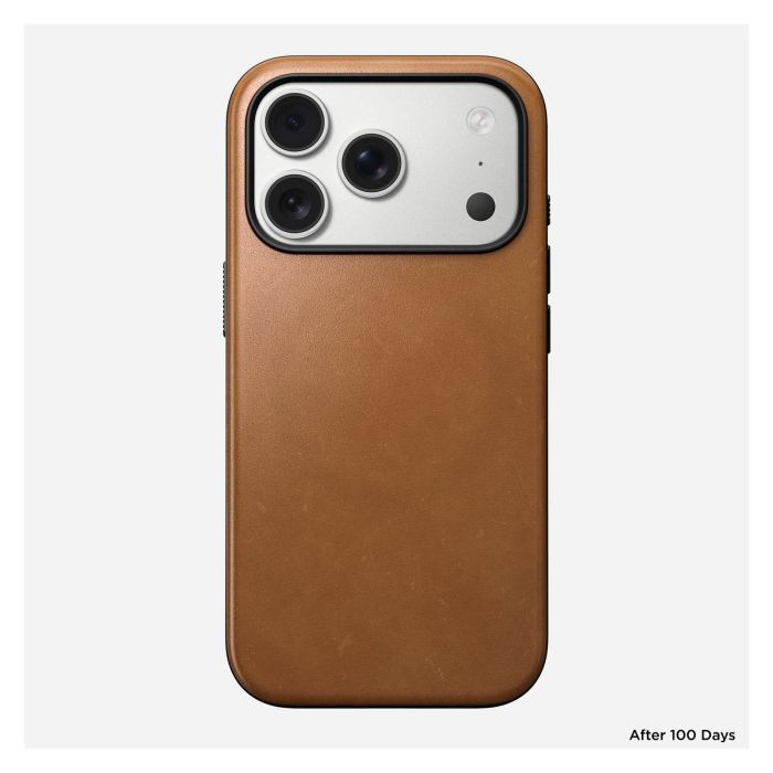 Nomad Modern Leather Case para Apple iPhone 17 Pro - Funda de Cuero Bronceado/Tan con Protección Militar y Compatibilidad MagSafe 0 Nomad Modern Leather Case para Apple iPhone 17 Pro - Funda de Cuero Bronceado/Tan con Protección Militar y Compatibilidad MagSafe 0