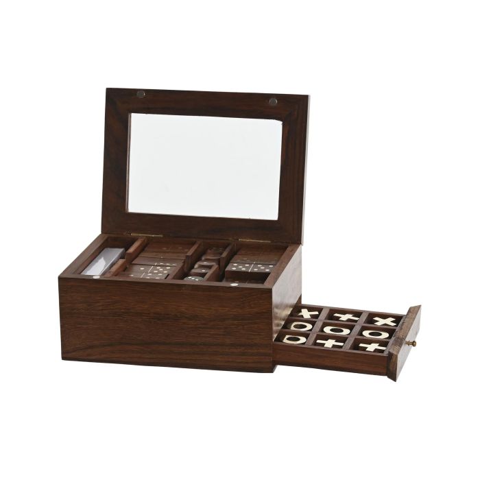 Juego Colonial DKD Home Decor Marron Dorado 12 x 7 x 16 cm Set de 5 (2 Unidades) Juego Colonial DKD Home Decor Marron Dorado 12 x 7 x 16 cm Set de 5 (2 Unidades)