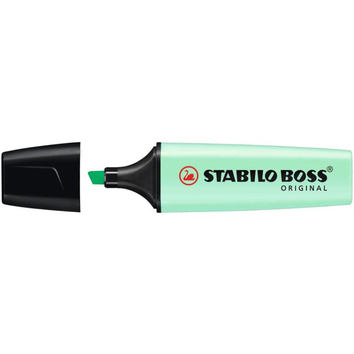 Rotulador Stabilo Boss Pastel Fluorescente 70 Pizca De Menta 10 unidades 1