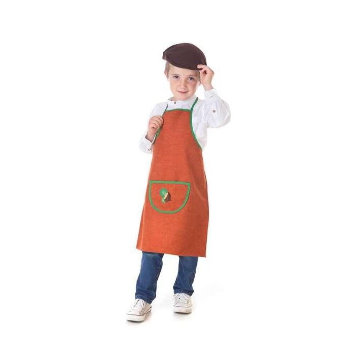 Creaciones Llopis Castañero Teja Hojas Verdes Talla 5 (Disfraz Infantil para 9-11 años)