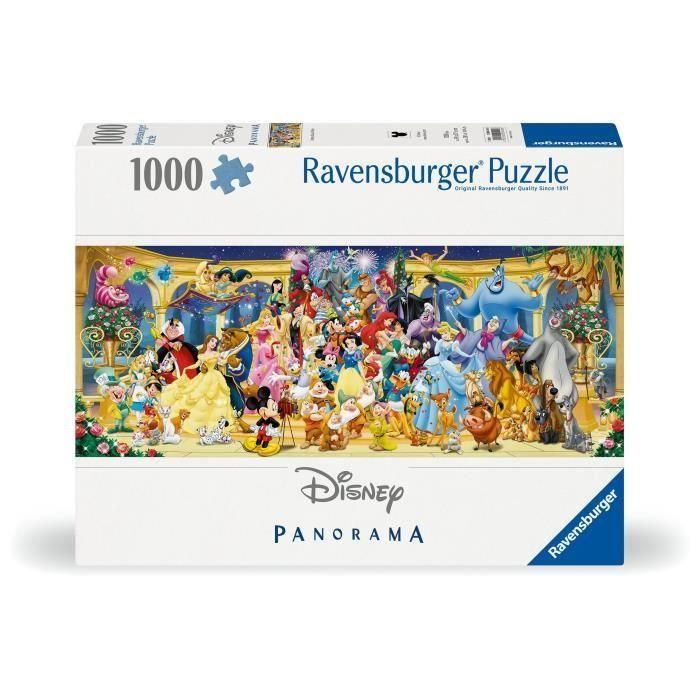Ravensburger - Puzzle 1000 piezas Panorama - Foto de grupo Disney - Adultos y niños a partir de 14 años - Puzzle de alta calidad - 12000444 1 Ravensburger - Puzzle 1000 piezas Panorama - Foto de grupo Disney - Adultos y niños a partir de 14 años - Puzzle de alta calidad - 12000444 1