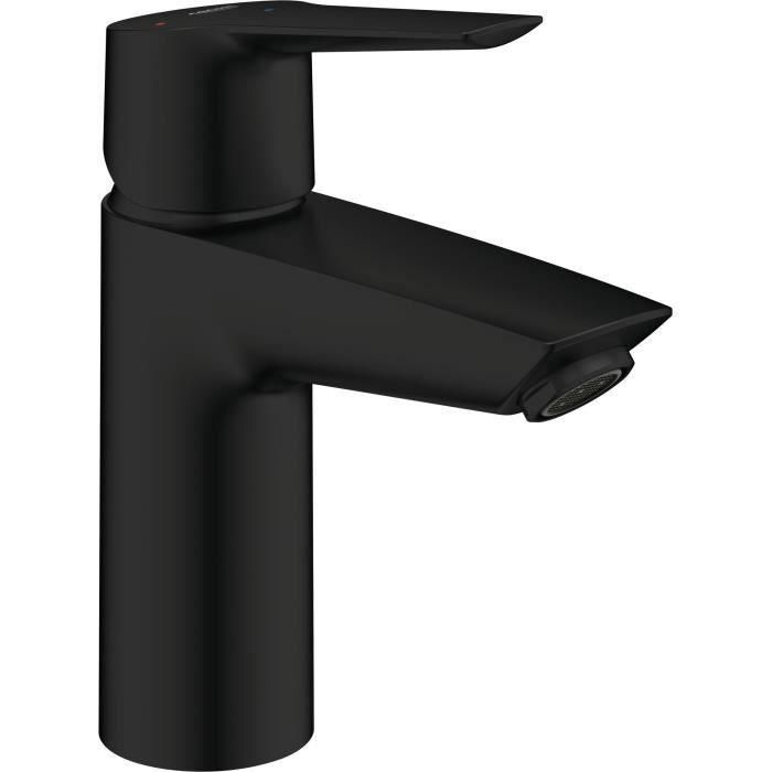 Mezclador monomando de lavabo - GROHE Start - 235512432 - Negro mate - Talla S - Caño estándar - Ahorro de agua Mezclador monomando de lavabo - GROHE Start - 235512432 - Negro mate - Talla S - Caño estándar - Ahorro de agua