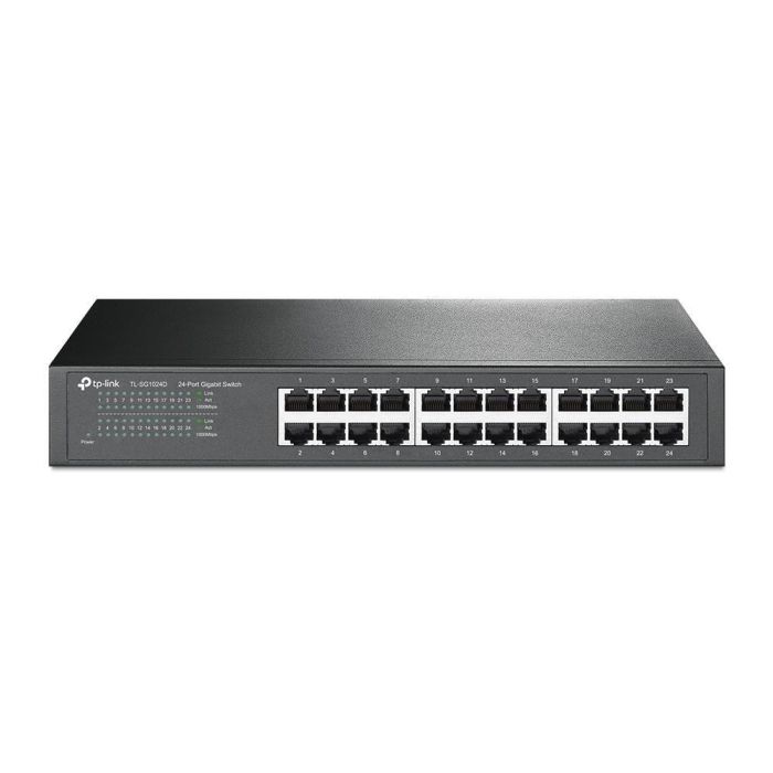 Tp-link Switch Gigabit Ethernet 24 Puertos 10/100/1000 Mbps TL-SG1024D, Tecnología de Eficiencia Energética, Plug & Play Tp-link Switch Gigabit Ethernet 24 Puertos 10/100/1000 Mbps TL-SG1024D, Tecnología de Eficiencia Energética, Plug & Play