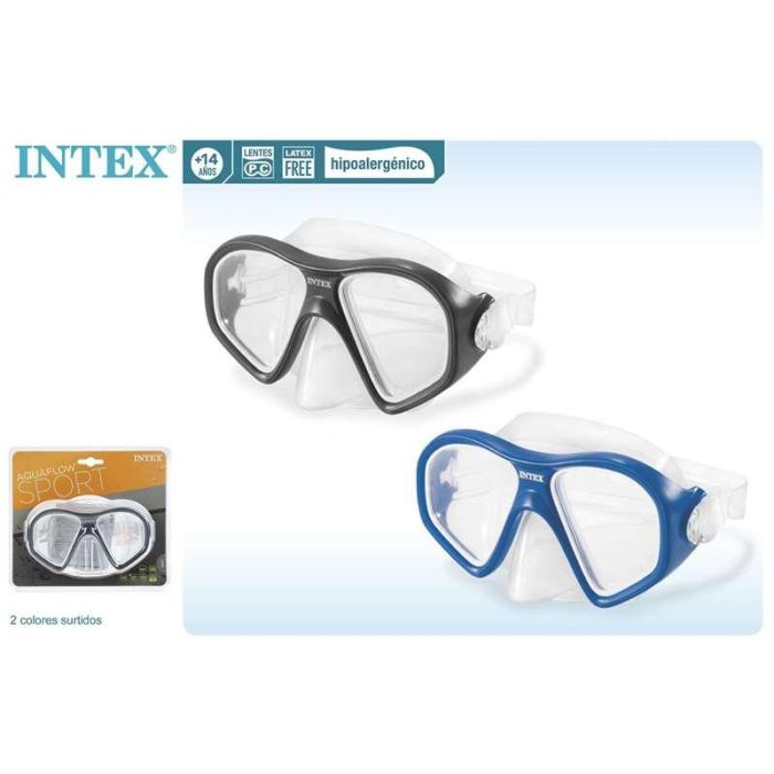 Intex Gafa de Buceo Reef Rider Silicona para Mayores de 14 Años (Modelos Surtidos) 6