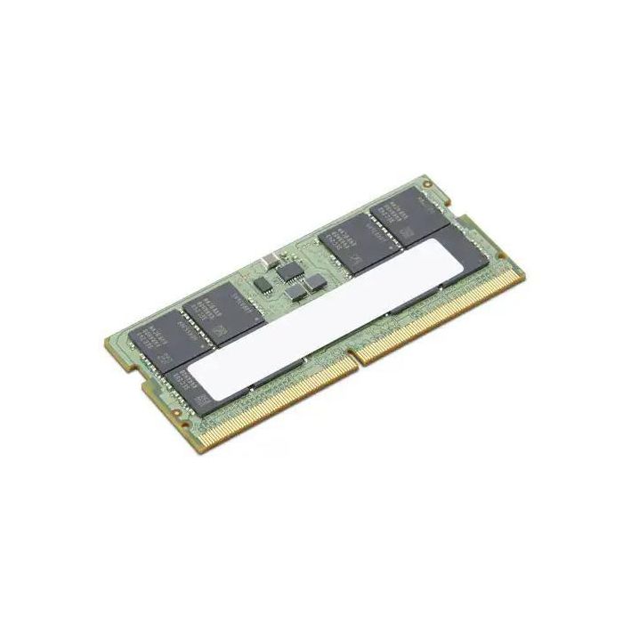 Lenovo DDR5 SODIMM memory module, 16GB capacity, 5600MHz speed, CL46 timing, 262 pins, 1.1V, ideal for laptops. Lenovo DDR5 SODIMM memory module, 16GB capacity, 5600MHz speed, CL46 timing, 262 pins, 1.1V, ideal for laptops.