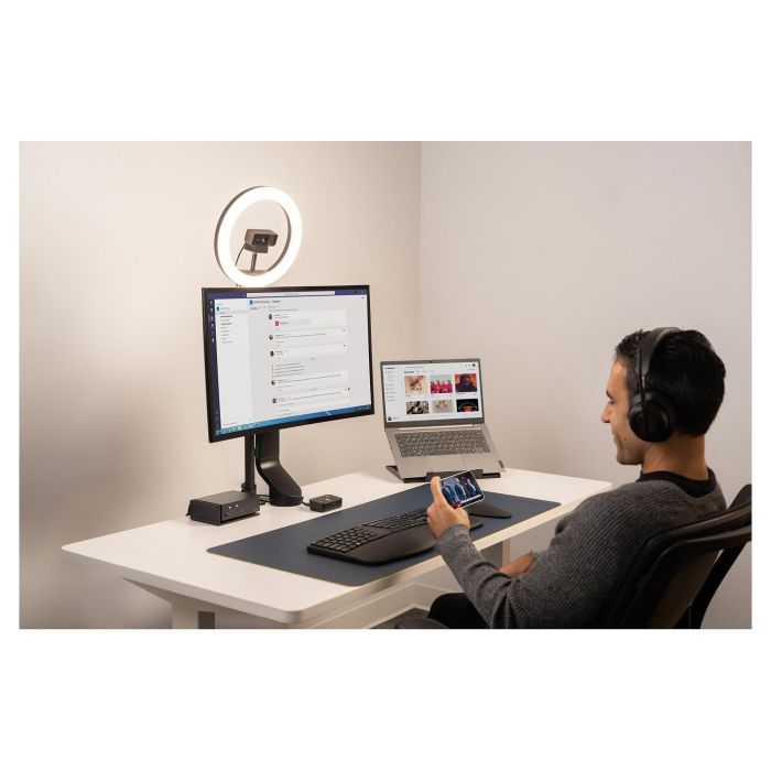 Kensington Auriculares Gaming H3000 PROVC, Diadema Bluetooth 5.2, Negro, 60h Batería, Cancelación Ruido, Micrófono Boom, USB-C, Para PC, PS, Xbox, Android, iOS