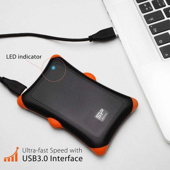 Funda Silicon Power Armor A30 Negro 2,5" 2 Funda Silicon Power Armor A30 Negro 2,5" 2