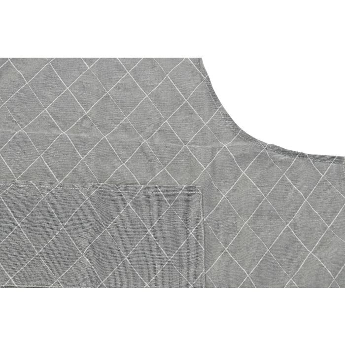 DKD Home Decor Delantal Básico Japan stripes Gris y Blanco de Mezcla de Algodón y Poliéster 80x70 cm Pack de 12 Unidades 1 DKD Home Decor Delantal Básico Japan stripes Gris y Blanco de Mezcla de Algodón y Poliéster 80x70 cm Pack de 12 Unidades 1