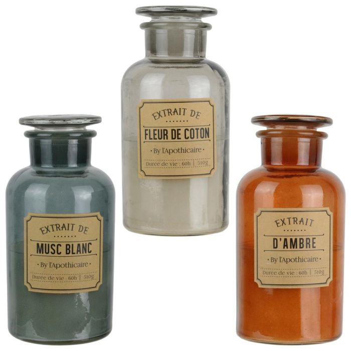 Home Deco Factory Botella Con Vela Apothicaire 21 Colección Inspiración Vintage. 2 Home Deco Factory Botella Con Vela Apothicaire 21 Colección Inspiración Vintage. 2