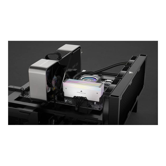 Corsair 32GB PC 7000 CL34 DOMINATOR TITANIUM RGB Kit (2x16GB) DDR5 Blanco Retail 10