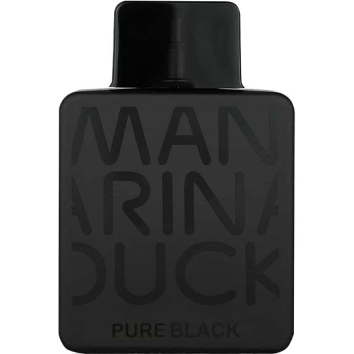 Mandarina Duck Pure Black Eau de Toilette para Hombre Vaporizador 100 ml, fragancia seductora y moderna con pimienta, tabaco y sándalo