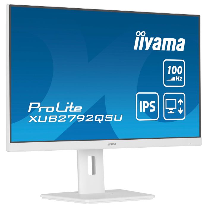 Iiyama Monitor XUB2792QSU-W6 27" WQHD (2560x1440) 100Hz IPS Blanco 7
