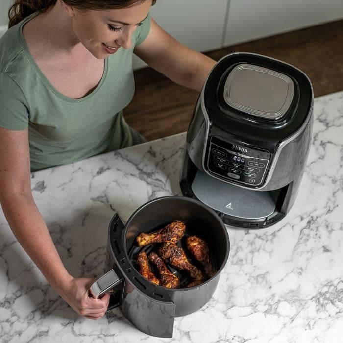 Ninja AF160EU Freidora de Aire 6 en 1 MAX 5.2L - Cocina saludable con poco aceite, 6 funciones, hasta 240°C, apta lavavajillas 5 Ninja AF160EU Freidora de Aire 6 en 1 MAX 5.2L - Cocina saludable con poco aceite, 6 funciones, hasta 240°C, apta lavavajillas 5