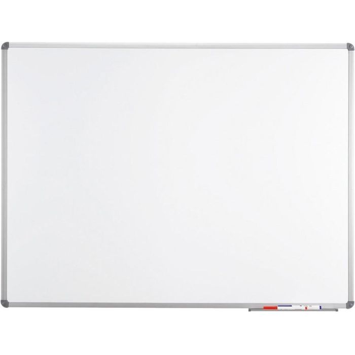 MAUL 6451884 Pizarra Blanca Magnética MAULstandard 60x90cm Acero, Plástico, Montaje Fijo, con Bandeja para Rotuladores