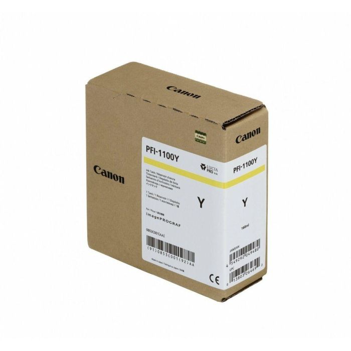 Canon PFI-1100 Amarillo Pigmentado Tinta 160ml para imagePROGRAF PRO-2000 PRO-4000 PRO-6000