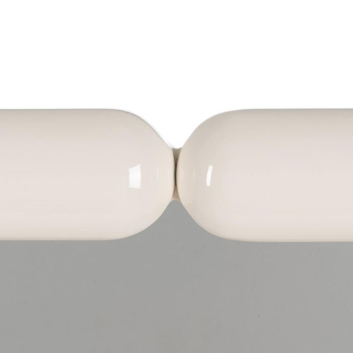 Espejo Lacado Crema Dm Decoración 90 X 4,80 X 90 cm