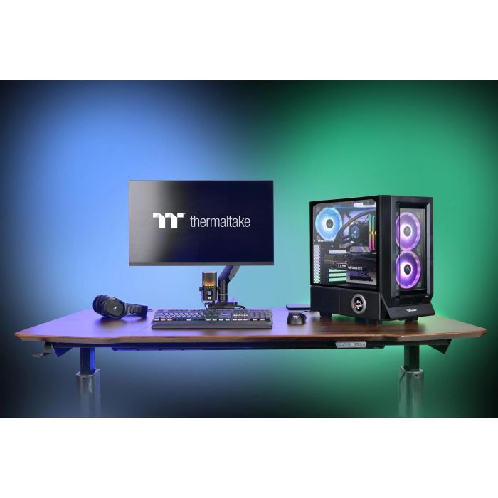 Thermaltake Ceres 350 MX Caja PC Midi Tower Negra con 2 Ventiladores de 140mm Preinstalados 4 Thermaltake Ceres 350 MX Caja PC Midi Tower Negra con 2 Ventiladores de 140mm Preinstalados 4