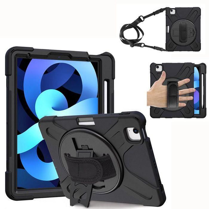 eSTUFF Funda Defender AUSTIN para iPad Pro 11 2022/2020/2018 y iPad Air 5/4 10.9 a prueba de golpes con soporte y correa