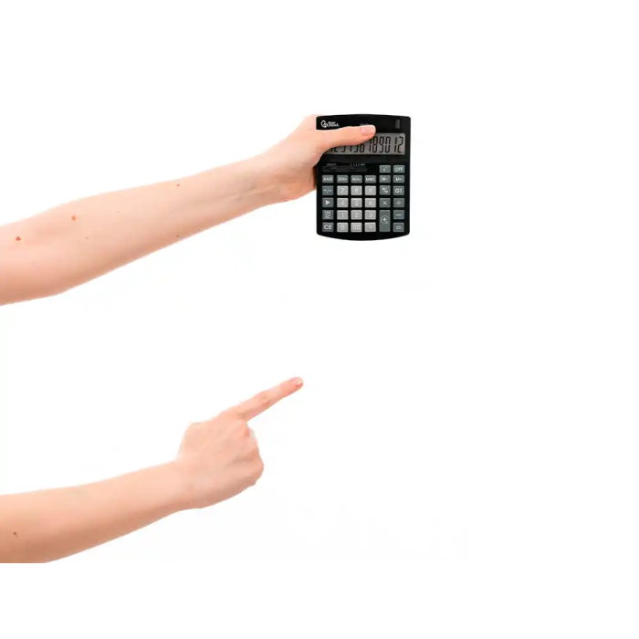 Liderpapel Calculadora sobremesa xf27 12 dígitos, solar y pilas, color negro 5 Liderpapel Calculadora sobremesa xf27 12 dígitos, solar y pilas, color negro 5