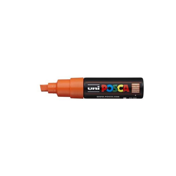 POSCA Pc-8K Marcador No Permanente Punta Biselada 8.0 mm Naranja