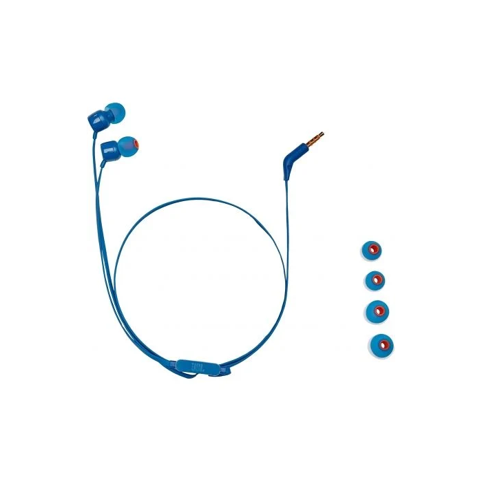 JBL Auriculares Intrauditivos Tune 110 con Micrófono y Jack 3.5 mm, Azules - JBLT110BLU 2 JBL Auriculares Intrauditivos Tune 110 con Micrófono y Jack 3.5 mm, Azules - JBLT110BLU 2