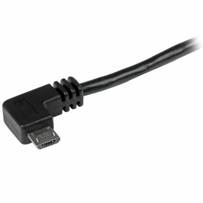 Cable USB a Micro USB Startech USB2AUB2RA2M Negro 1