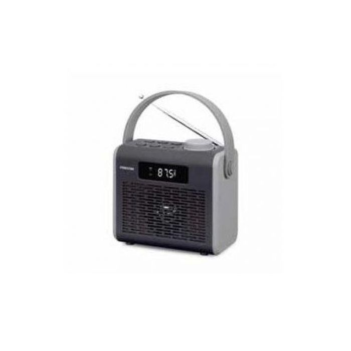 RADIO PORTÁTIL FONESTAR R2-N NEGRA - BT4.2 - FM - 1.2W RMS - 20-20000HZ - USB/MICROSD/MP3 - ENTRADA JACK 3.5MM - BATERÍA RECARGABLE 400MAH
