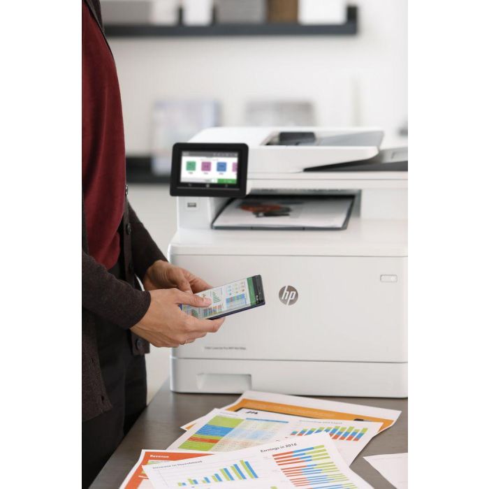 HP Color LaserJet Pro M479fnw Impresora Multifunción Profesional Láser Color con Fax, Red y WiFi para Oficina 6