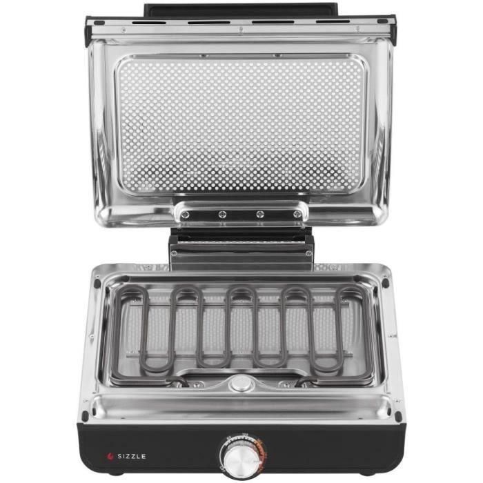 Ninja GR101EU Parrilla y Plancha de Interior Sizzle, Antiadherente, Gran Capacidad, Sin Humo, Temperatura Controlada hasta 260°C 2