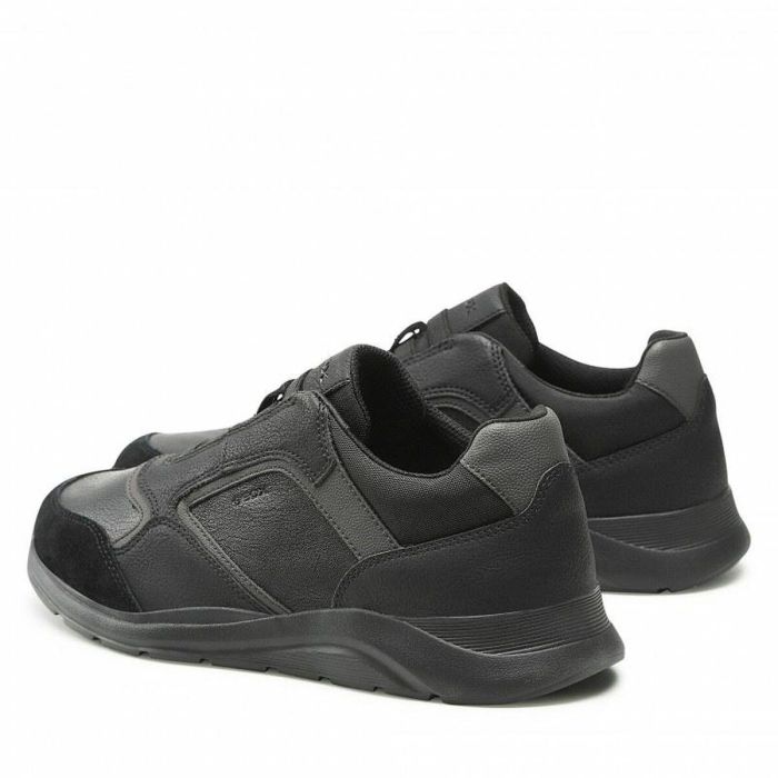 Zapatillas Casual Hombre Geox Damiano Negro 3 Zapatillas Casual Hombre Geox Damiano Negro 3