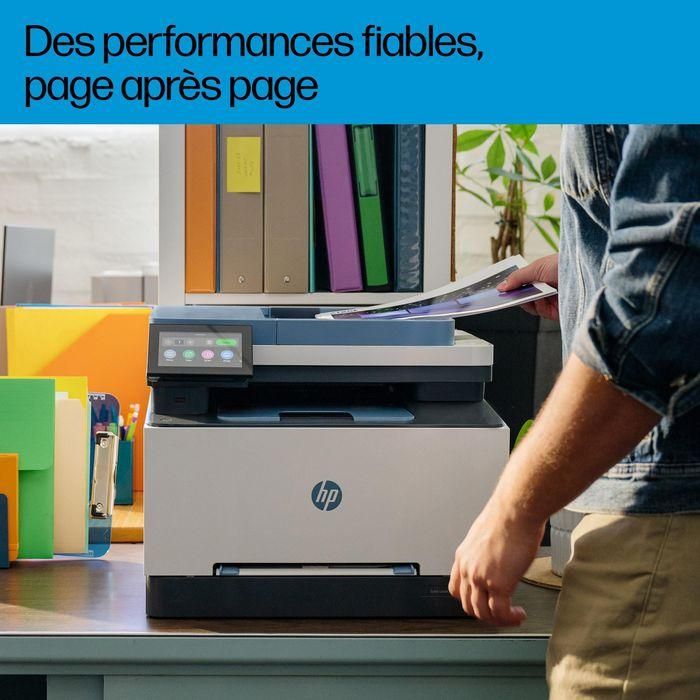 HP Pro MFP 3302fdn - Multifunción Láser a Color con Fax, WiFi, Impresión a Doble Cara y Pantalla Táctil 4.3
