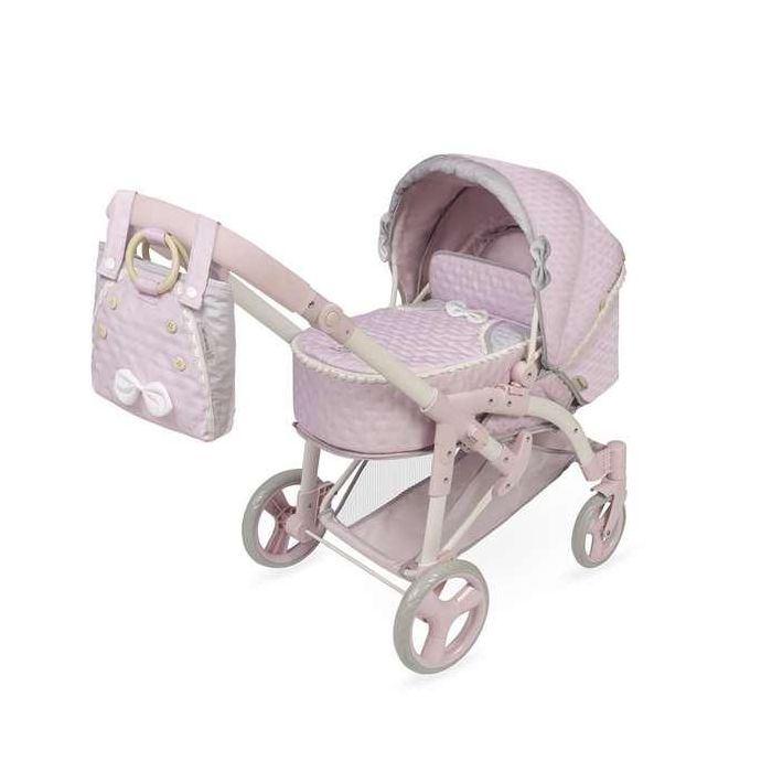 Decuevas Coche de Muñeca 3x1 Plegable Sophie para Muñecas hasta 48 cm - Edad 3+ Años, Material: Metal, Plástico, Poliéster Decuevas Coche de Muñeca 3x1 Plegable Sophie para Muñecas hasta 48 cm - Edad 3+ Años, Material: Metal, Plástico, Poliéster