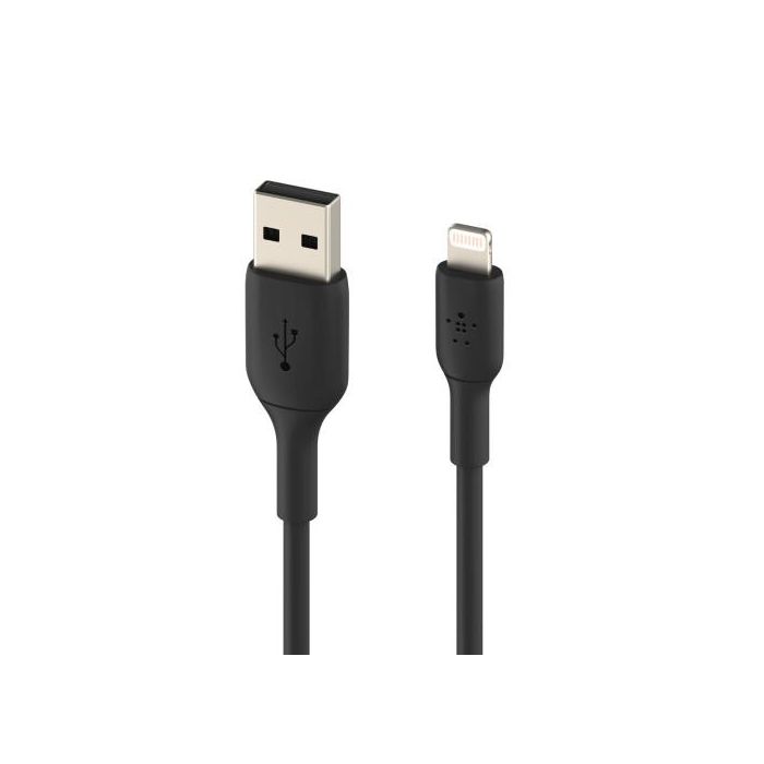 Belkin Cable Lightning a USB-A CAA001BT1MBK Boost Charge 1m Negro 1 Belkin Cable Lightning a USB-A CAA001BT1MBK Boost Charge 1m Negro 1