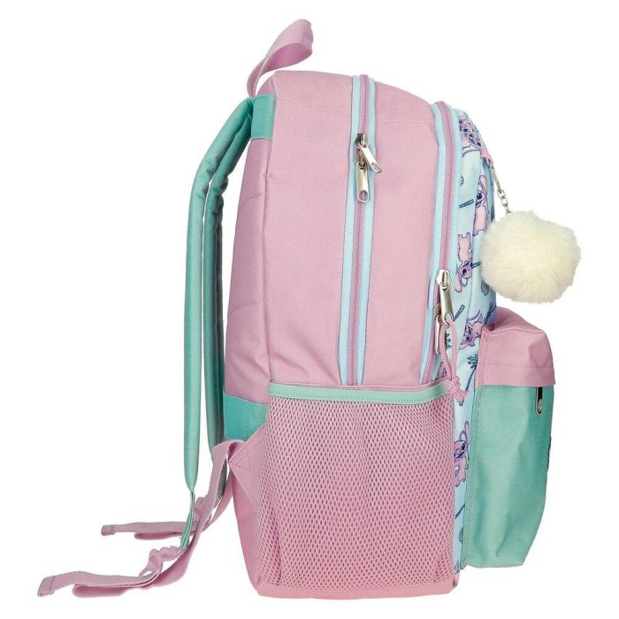 Joumma Bags Mochila Just Chill Stitch Disney 44cm con Porta Tablet y Bolsillos Laterales